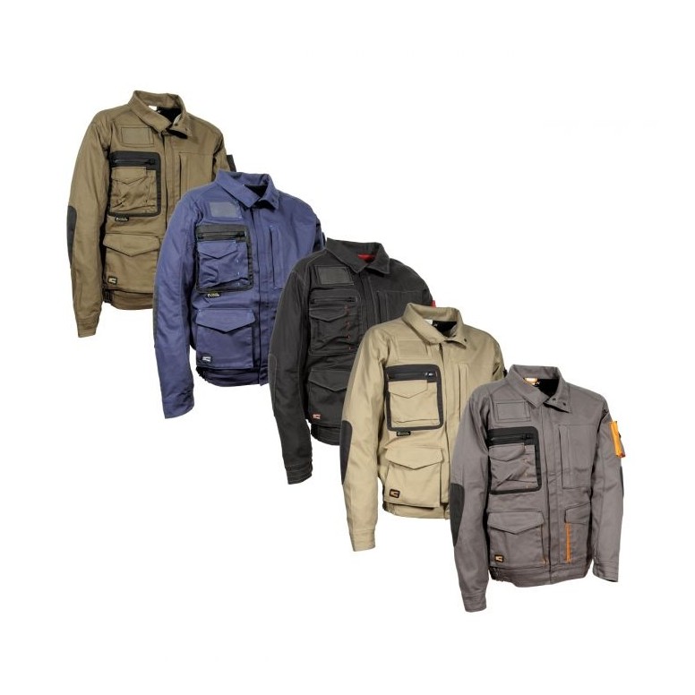Tous dehors - Veste de travail extensible à...