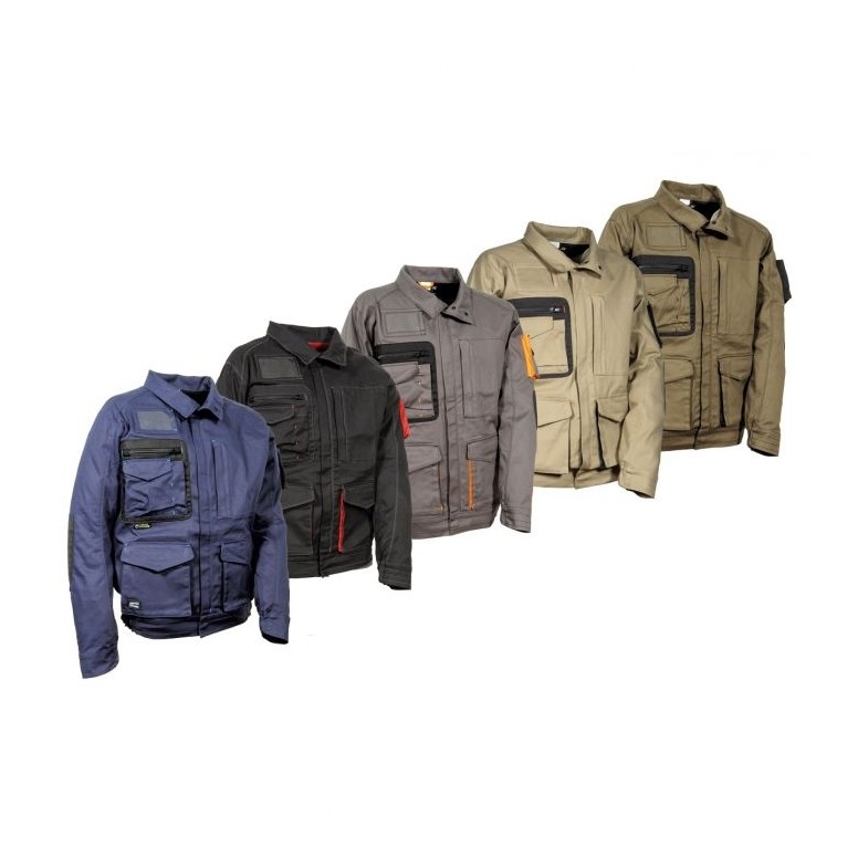 Tous dehors -  Veste de travail extensible à...