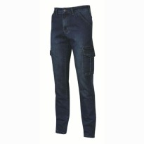 Tous Dehors - Jeans de travail Stretch Multipoches U-Power Tommy EX244 couleur noir taille 3XL