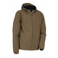 Tous Dehors - Veste de travail à capuche en Softshell extensible avec doublure en polaire Cofra Vannas V546-0-02 taille 3XL boue