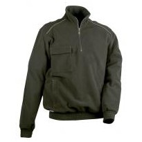 Tous dehors - Sweat-shirt en polaire de travail Cofra Tolone V132-0-02 taille 4XL Couleur Boue
