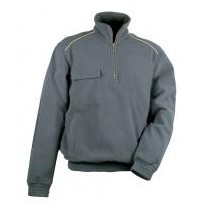 Tous dehors - Sweat-shirt en polaire de travail Cofra Tolone V132-0-02 taille 4XL Couleur Boue