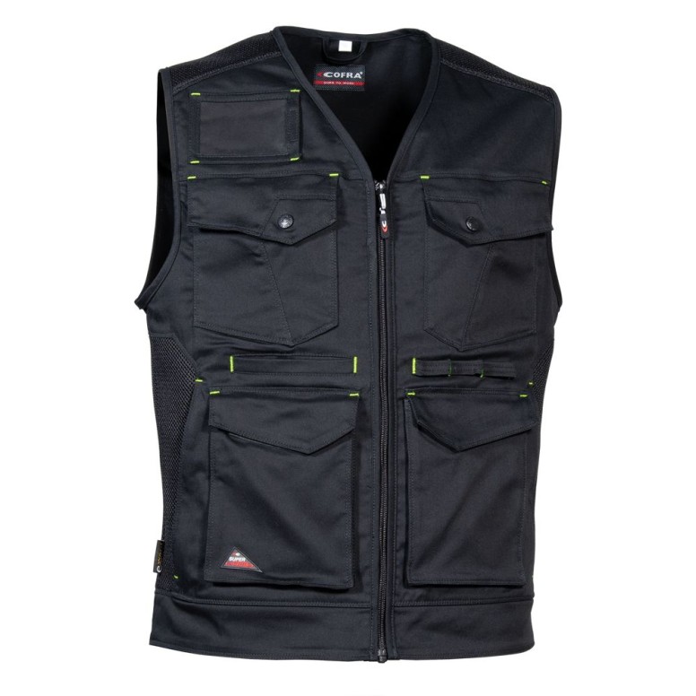 Tous dehors - Gilet de travail extensible à...