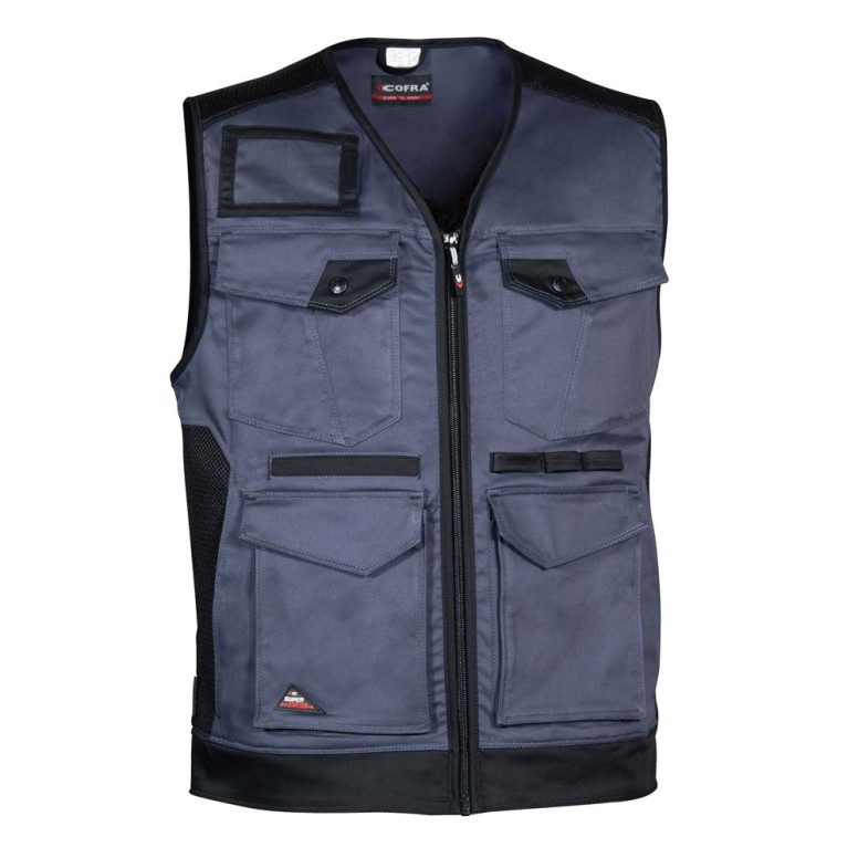 Tous dehors - Gilet de travail extensible à...