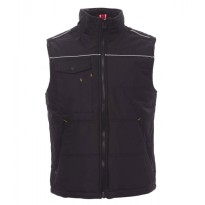 Tous dehors - Gilet de travail unisexe avec rembourrage intérieur matelassé Airspace 2.0 - Payper AY 7219 Taille S Couleur Noir