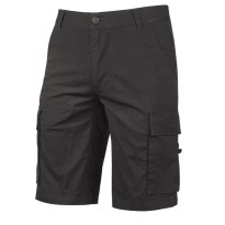 Tous Dehors - Short de travail à poches multiples élastiqué U-Power Summer EY132BC taille XL carbone noir
