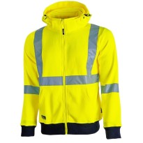 Tous Dehors - Sweat de Travail Haute Visibilité U-Power Melody HL180YF couleur orange fluo taille 3XL