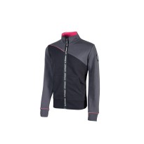 Tous Dehors - Pull de Travail zippé complet U-Power Uranus Lady EY243GF taille S fuchsia gris