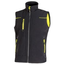 Tous Dehors - Gilet de travail polyvalent en Softshell extensible U-Power Universe FU188BC couleur  bleu profond taille 2XL