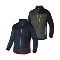 Tous Dehors - Veste de travail Diadora Hybrid Sweat-Jacket Color Block 702.179458 couleur noir jaune taille L