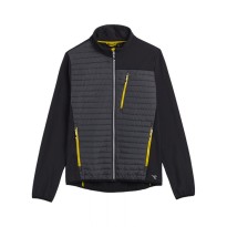 Tous Dehors - Veste de travail Diadora Hybrid Sweat-Jacket Color Block 702.179458 couleur noir jaune taille L