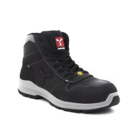 Tous Dehors - Chaussures de sécurité Payper Get Force Mid Unisex S3 SRC ESD MID NABUK couleur fumer cool Pointure 44