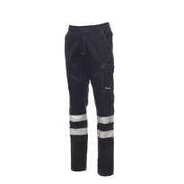 Tous Dehors - Pantalon de travail unisexe 100% coton multipoches Payper Worker Winter Reflex AY 7307 taille xl blu marine