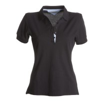 Tous Dehors - Polo manches courtes 100% Coton Glamour - Payper AY 7413 - Taille M Couleur Noir