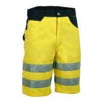 Tous dehors - Shorts de travail haute visibilité à poches multiples Cofra Visibile V074-0-02 taille 54 Couleur jaune