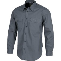 Tous dehors - Chemise de travail manches longues renforcées - Workteam Taille 44 Couleur Bleu ciel