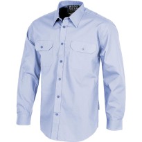 Tous dehors - Chemise de travail manches longues renforcées - Workteam Taille 46 Couleur Gris