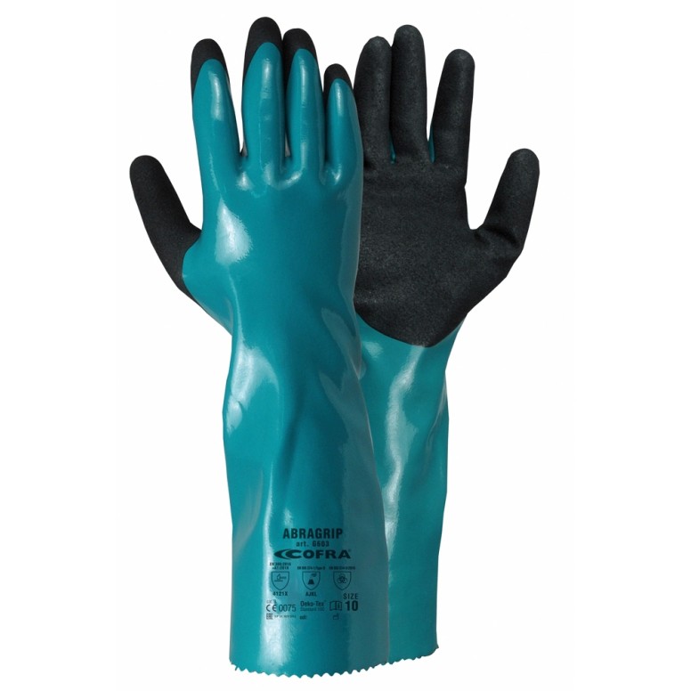 12 Paires - Gants de Travail en Nitrile Cofra...