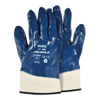 12 Paires - Gants de Travail Cofra en Nitrile Bajkal G065-DD00