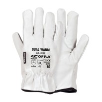 12 Paires - Gants de Travail Cofra Dual Warm en Cuir...