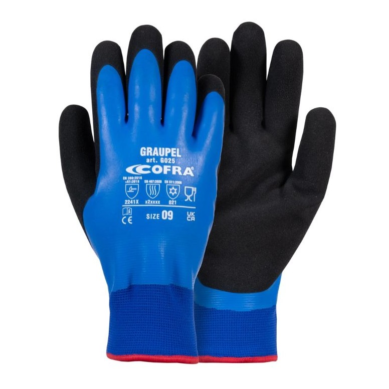 12 Paires - Gants de Travail Stretch Cofra en...