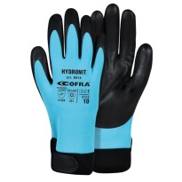 12 Paires - Gants de Travail Softshell Cofra en Nitrile Hidronit G014-D100