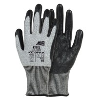 12 Paires - Gants de Travail Stretch Cofra en Nitrile Kisel G089-D100