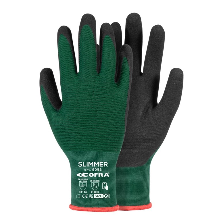 12 Paires - Gants de Travail Stretch Cofra en...