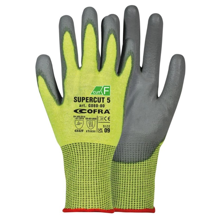 12 Paires - Gants de Travail Cofra Suprtcut 5...