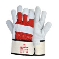 12 Paires - Gants de Travail Cofra Tor en Cuir G125-DD00