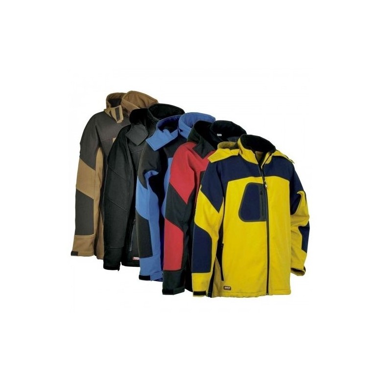 Veste de travail à capuche Softshell stretch...