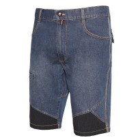 Tous dehors - Bermuda de travail Extreme Issa Line 8839B en jean léger extensible pour l'été Taille 2XL