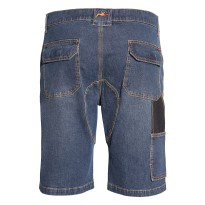 Tous dehors - Bermuda de travail Extreme Issa Line 8839B en jean léger extensible pour l'été Taille 2XL
