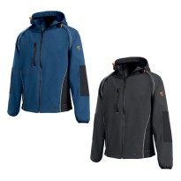Tous dehors - Veste technique softshell 8884B Clever - ISSA LINE Taille S Couleur Noir