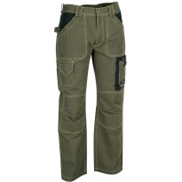 Tous dehors - Pantalon de travail à poches multiples Cofra Dublin 100 % Coton Canvas V052-0-01 Taille 54 Couleur Corde Noir