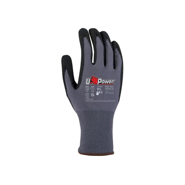 12 Paires - Gants de Travail Stretch U-Power...