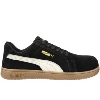Chaussures de sécurité Puma Iconic Blk/Gum Low S1PS Basses Metalfree 644400