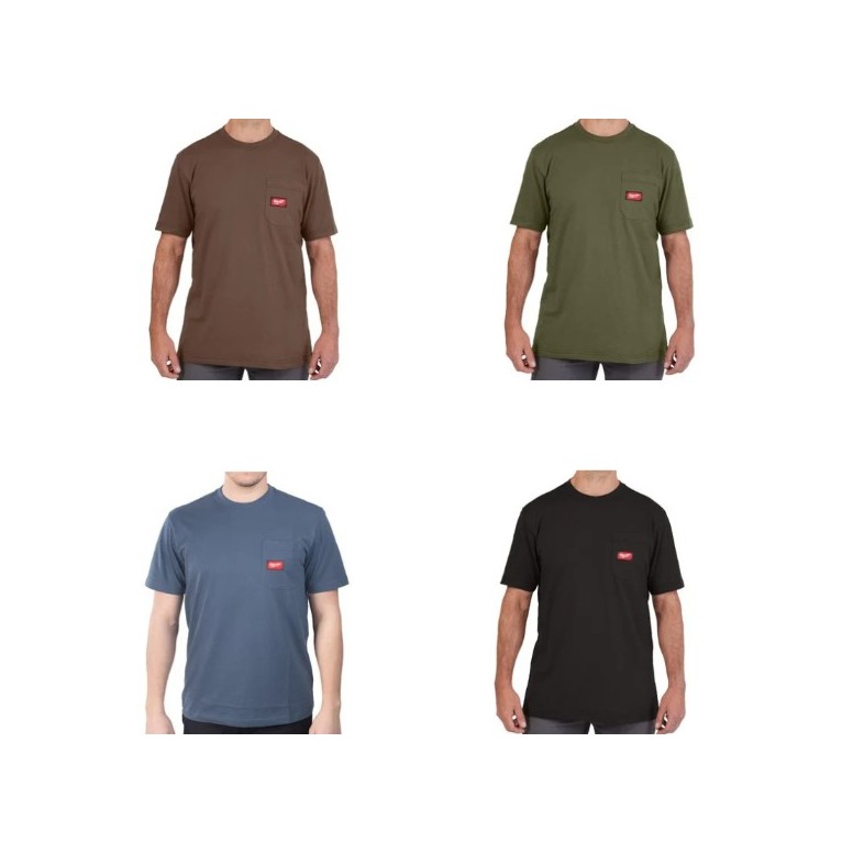 T-shirt de travail manches courtes Milwaukee...