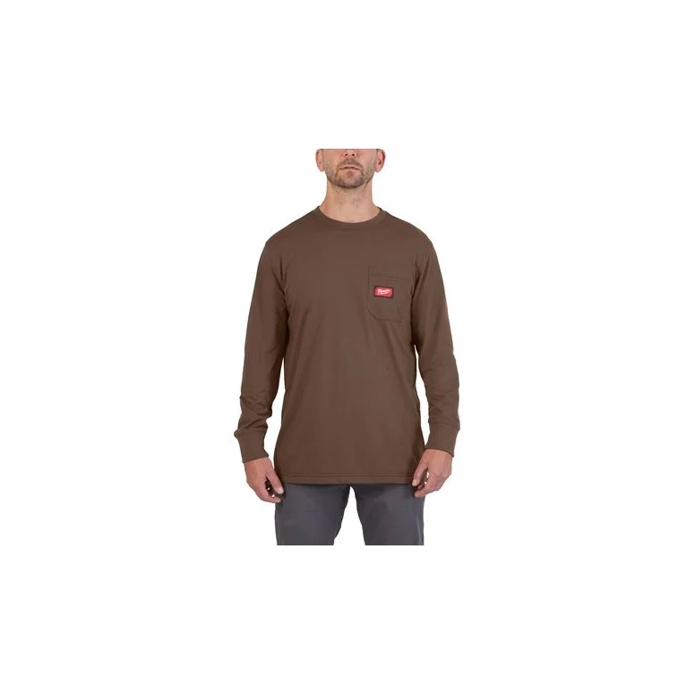 T-shirt de travail manches longues Milwaukee...