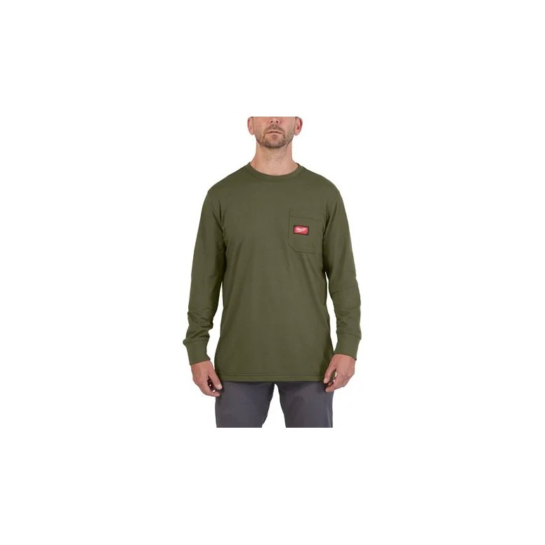 T-shirt de travail manches longues Milwaukee...