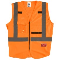 Gilet de travail haute visibilité multipoches Milwaukee High-visibility 4932471889