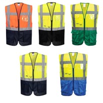 Gilet de Travail Haute Visibilité Multipoches Varsovie Executive Portwest C476