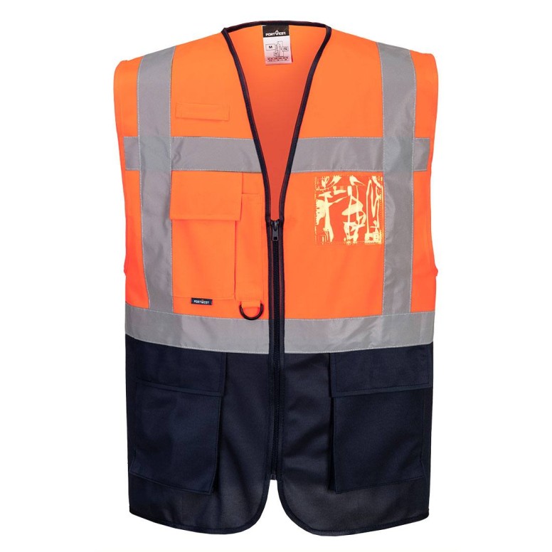 Gilet de Travail Haute Visibilité Multipoches...