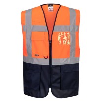 Gilet de Travail Haute Visibilité Multipoches Varsovie Executive Portwest C476