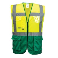 Gilet de Travail Haute Visibilité Multipoches Varsovie Executive Portwest C476