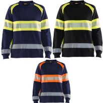 Pull de travail Blaklader haute visibilité 100% coton...