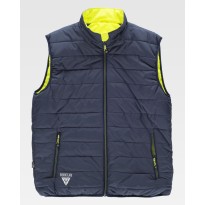 Gilet de Travail Réversible Haute Visibilité Matelassé Workteam C8250
