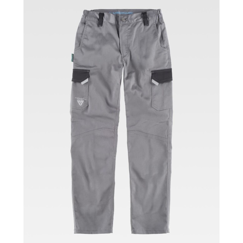 Pantalon de Travail Stretch Multipoches...