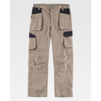 Pantalon de Travail Multipoches Stretch Workteam WF2650