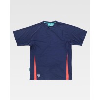 T-shirt de Travail Workteam Manches Courtes Bicolore Stretch WF2716